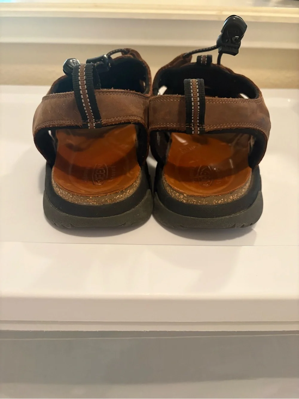 Keen Brown Multi-Strap Leather Sport Sandals